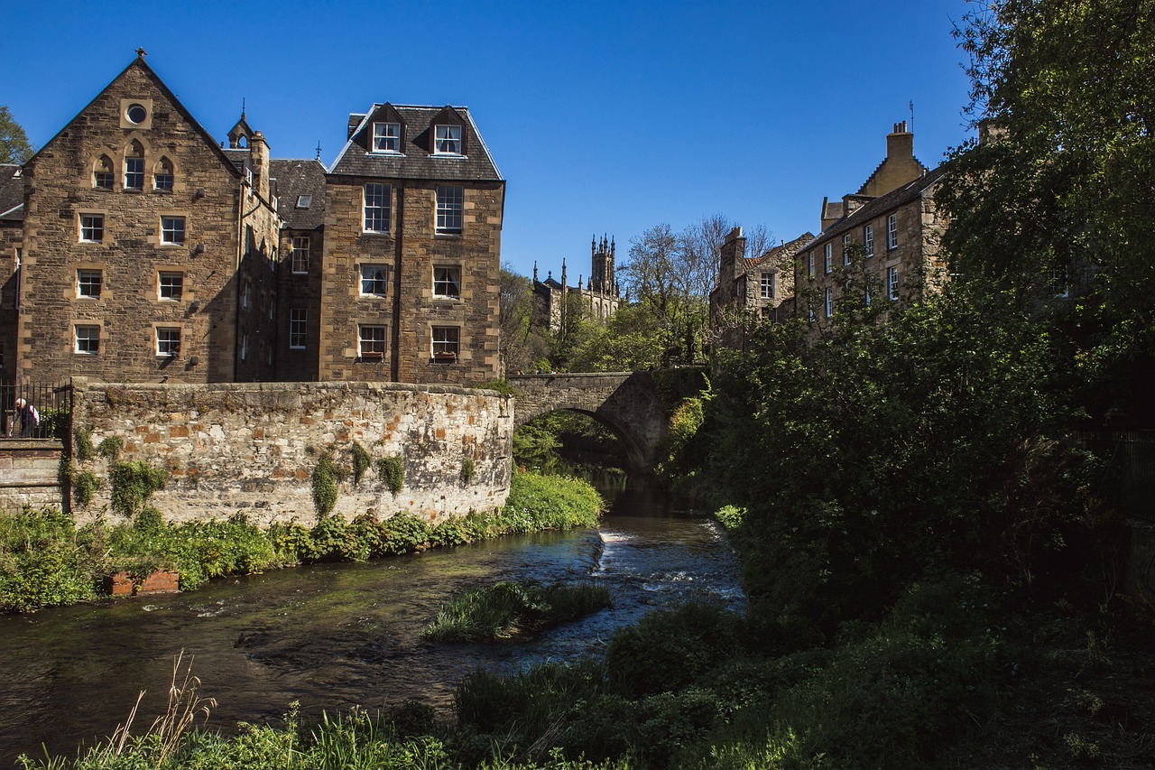 Dean Village Edinburgh Scotland